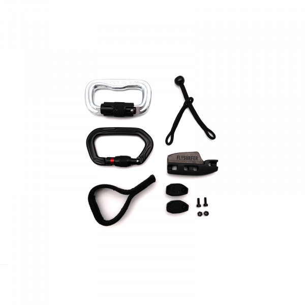 Stahl-Karabiner FORAS + Antitwist (unmontiert)